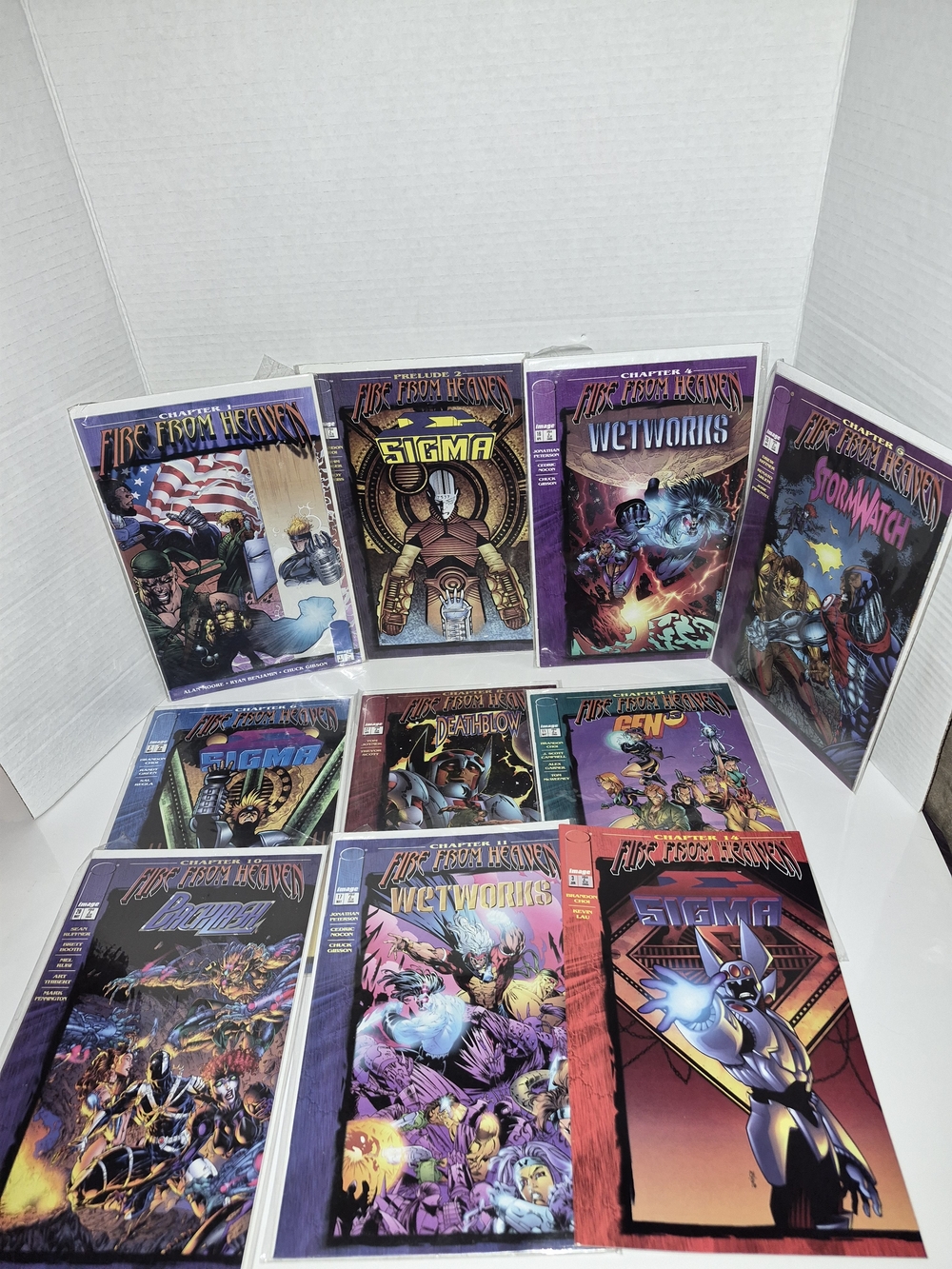 Fire From Heaven Comic Book Collection Image Comics 10 Books